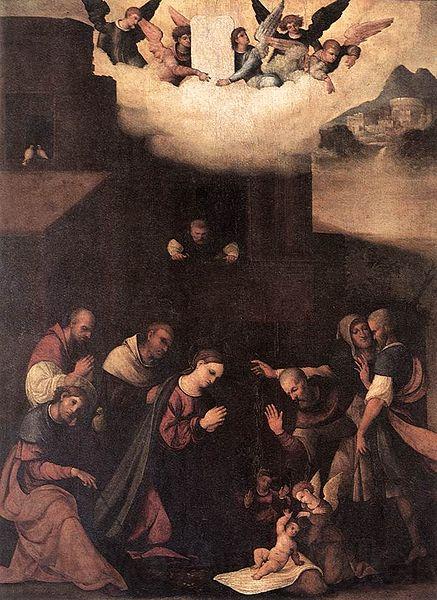 Lodovico Mazzolino The Adoration of the Shepherds